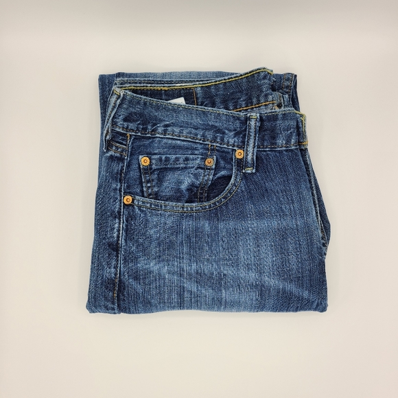 Levi's 514 Jeans / 31x32 / Dark Blue Denim - Picture 8 of 8